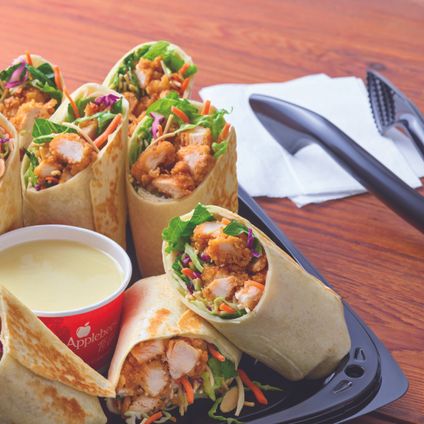 Grilled Oriental Chicken Salad Wrap