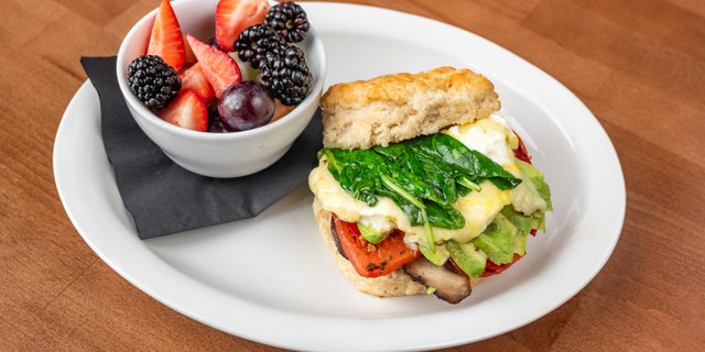 Veggie Biscuit Sandwich Boxed Breakfast