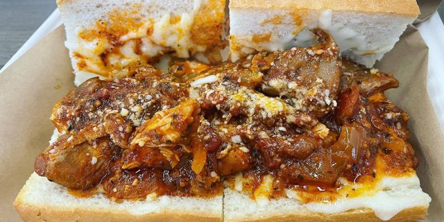 Chicken Cacciatore Sandwich
