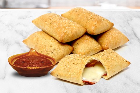 Queso Stuffed Pepperoni Cheesy Bread