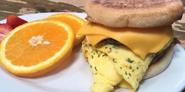 English Muffin Breakfast Sandwich