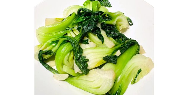 Individual Vegan Stir-Fried Bok Choy