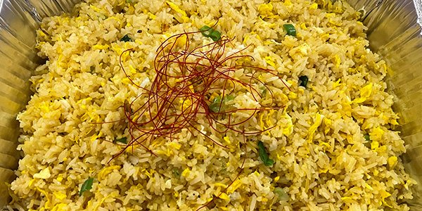 Golden Egg Fried Rice Party Tray