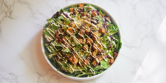 Kale Caesar Salad Bowl