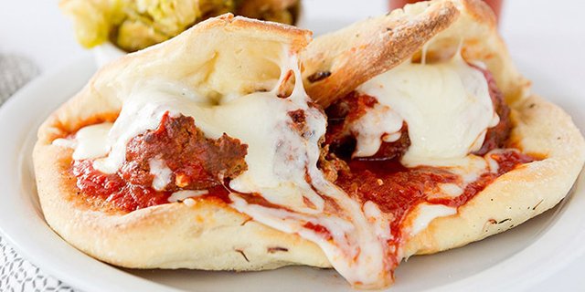 Meatball Panino Sandwich