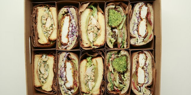 Harissa Chicken Salad Sandwich