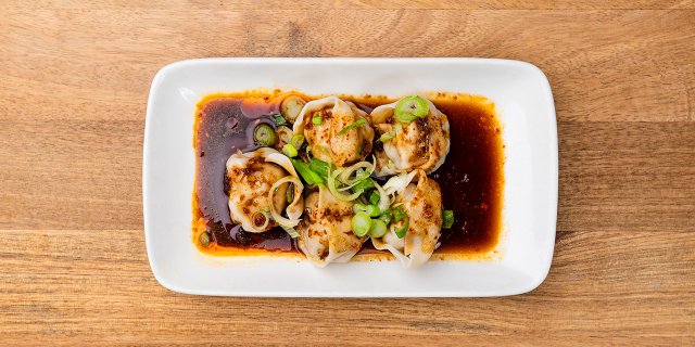 chili oil chicken dumplings