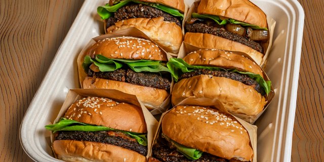 Veggie Burger Platter
