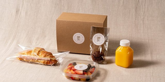 Boxed Breakfast-Croissant Sandwich