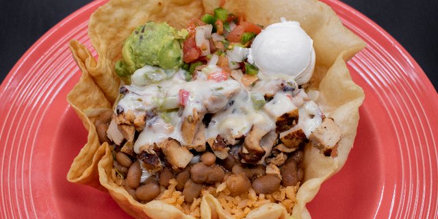 Mini Chicken Taco Salad