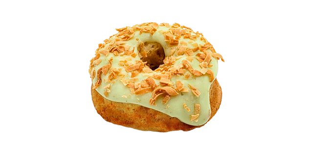 Coconut Key Lime Pie Mini Donut