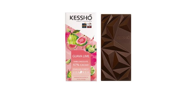 Guava Lime 57% Dark Chocolate Bar
