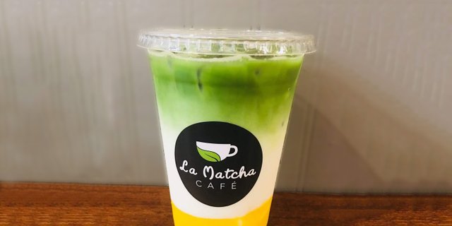 Mango Matcha Latte