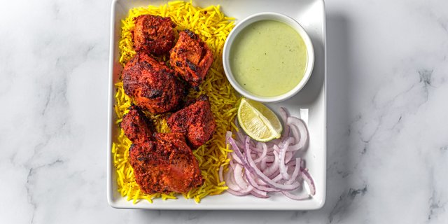 Tandoori Chicken Kabob Tray