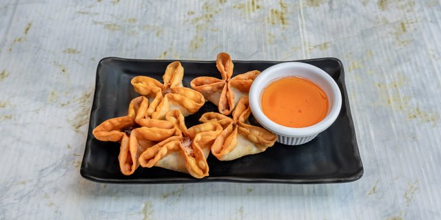 Cranberry Crab Rangoons