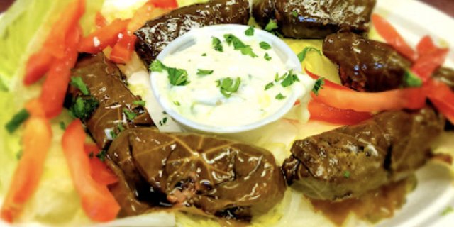 Vegetarian Dolmas (Grape Leaves)