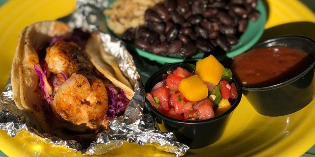 Gollum's Seafood Tacos w/ Shrimp