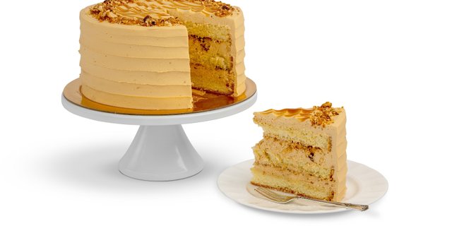 Vanilla-Crunchy Hazelnut Cake