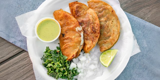 Fried Beef Cheek Taco