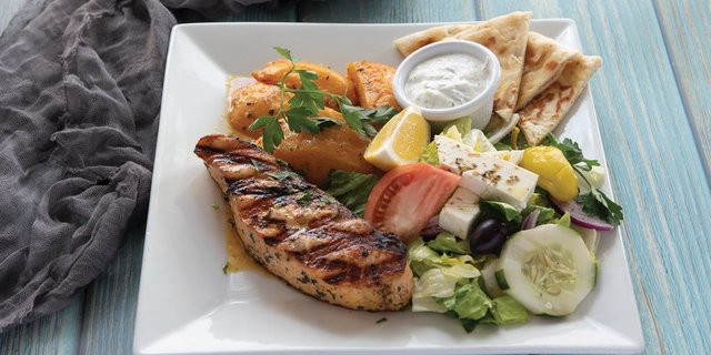 Marinated Grilled Salmon Platter