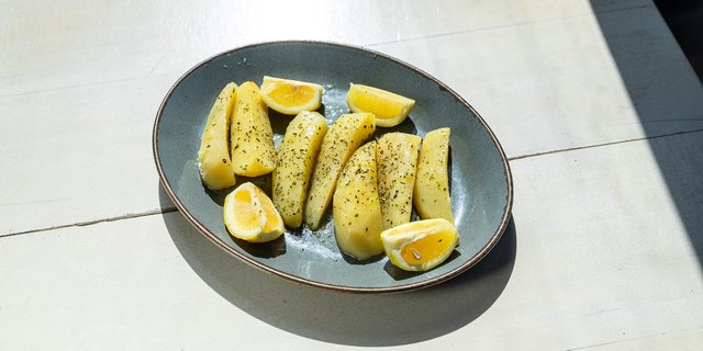 Greek Roasted Lemon Potatoes