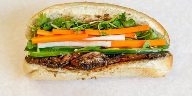 Lemongrass Portobello Mushroom Banh Mi