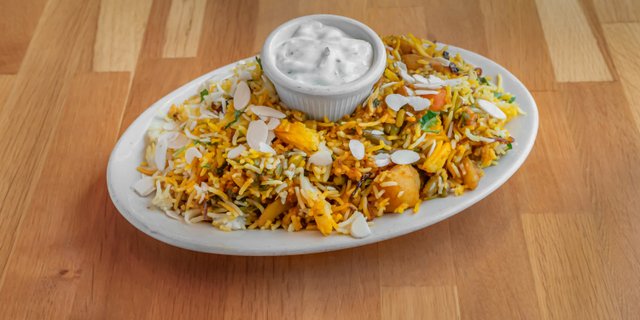 Vegetable Biryani Meal
