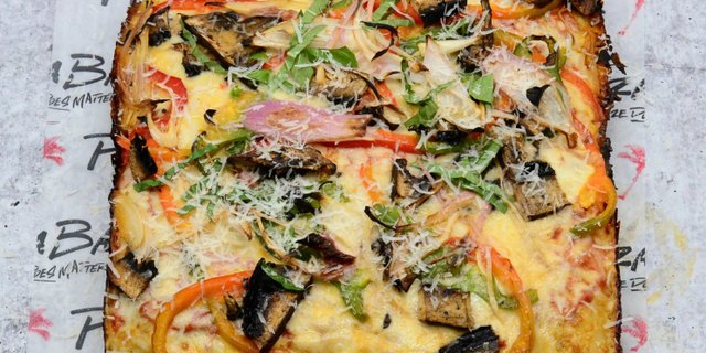 Veggie Sicilian Pizza
