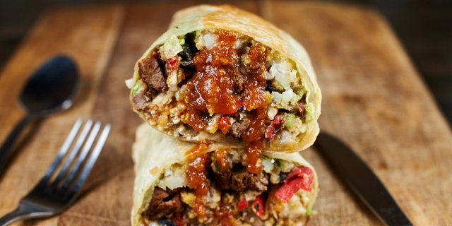 Carne Asada Breakfast Burrito