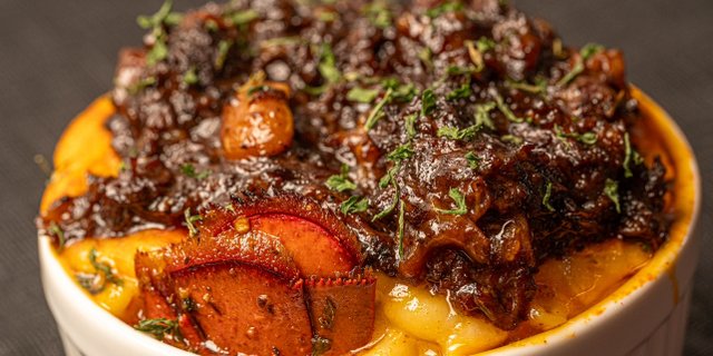 Surf & Turf Baked Mac & Cheese