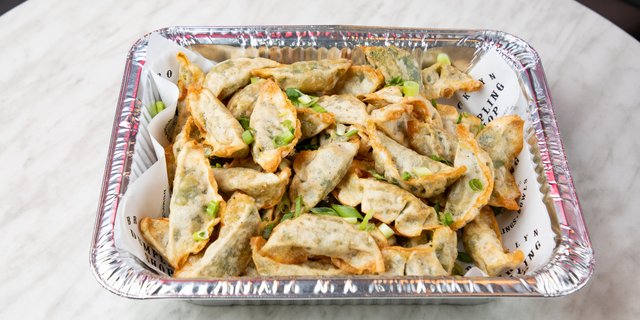 Chicken w/ Lemongrass Potstickers