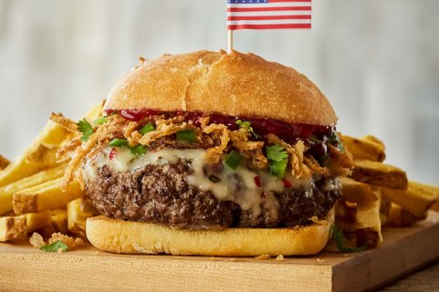 Red Rock Bison Burger