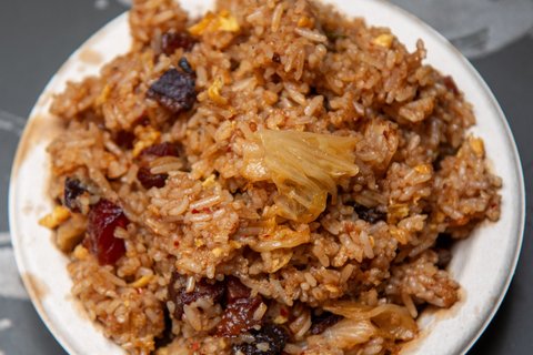 Kimchi Bacon Fried Rice Bowl Bowl