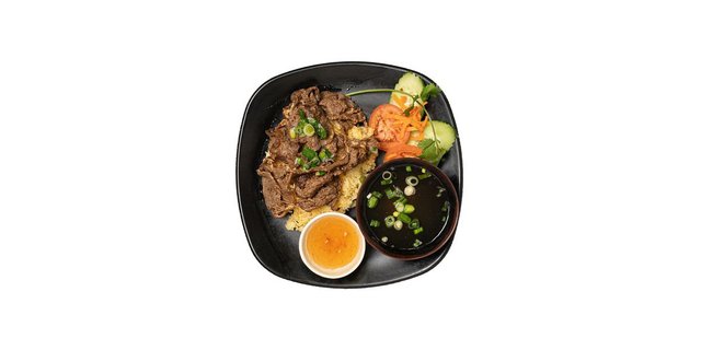 Grilled Beef w/ Rice