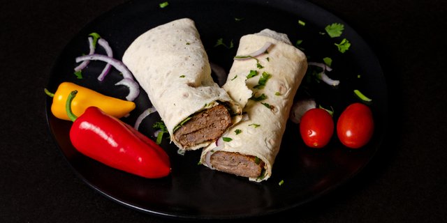 Beef Luleh Kebab Wrap