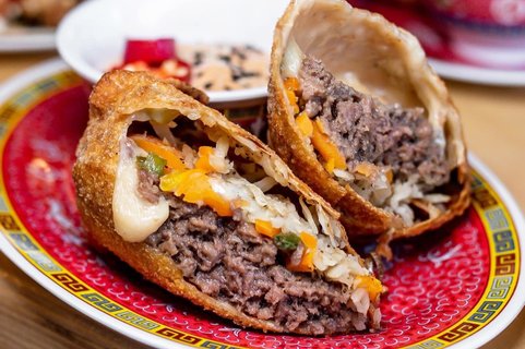 Habanero & Steak Egg Rolls
