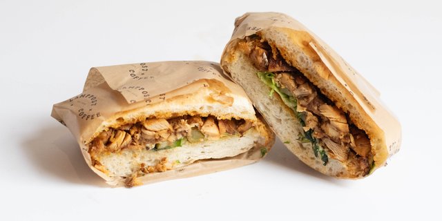 Adobo Chicken Sandwich Platter