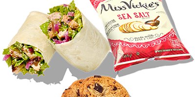 Chicken Caesar Wrap Personal Lunch