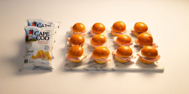 Petite Ham & Brie Brioche