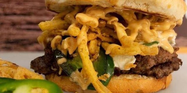 Jalapeno Popper Burger