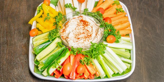 Vegetable Dip Tray