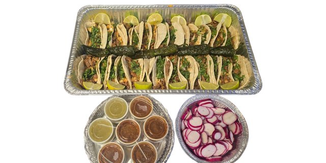 Tacos de Carne Asada Tray