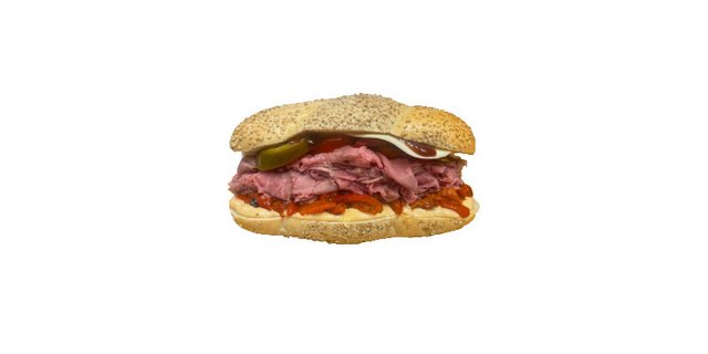 Roast Beef Peppers Sandwich