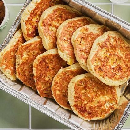 Pineapple Upside Down Pancake Platter