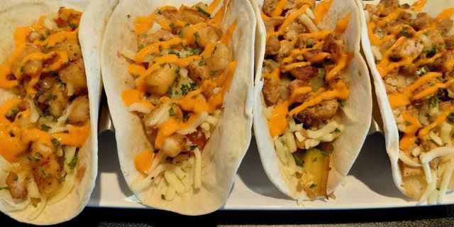 Jumbo Hibachi Spicy Steak Tacos