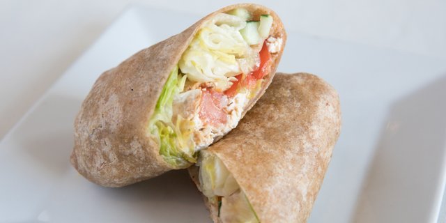 Grilled Chicken Kebab Wrap