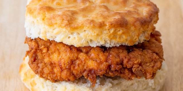 Righteous Chicken Biscuit Sandwich