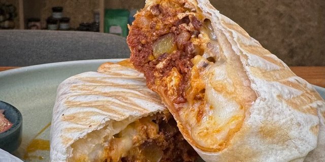 Chorizo Breakfast Burrito