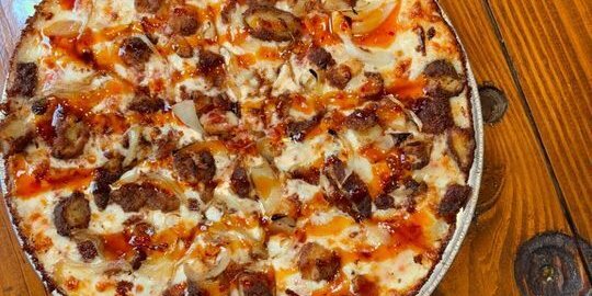 Korean Rooster Pizza