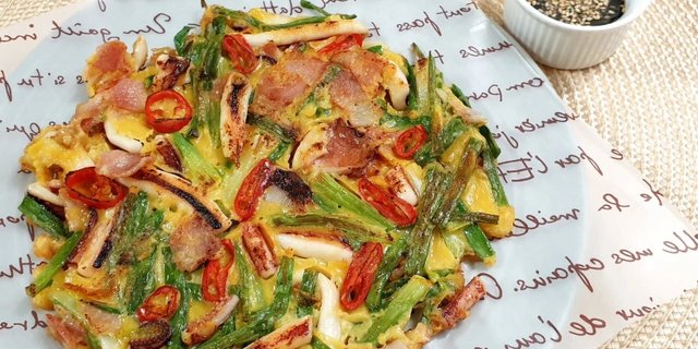 Seafood Pancakes